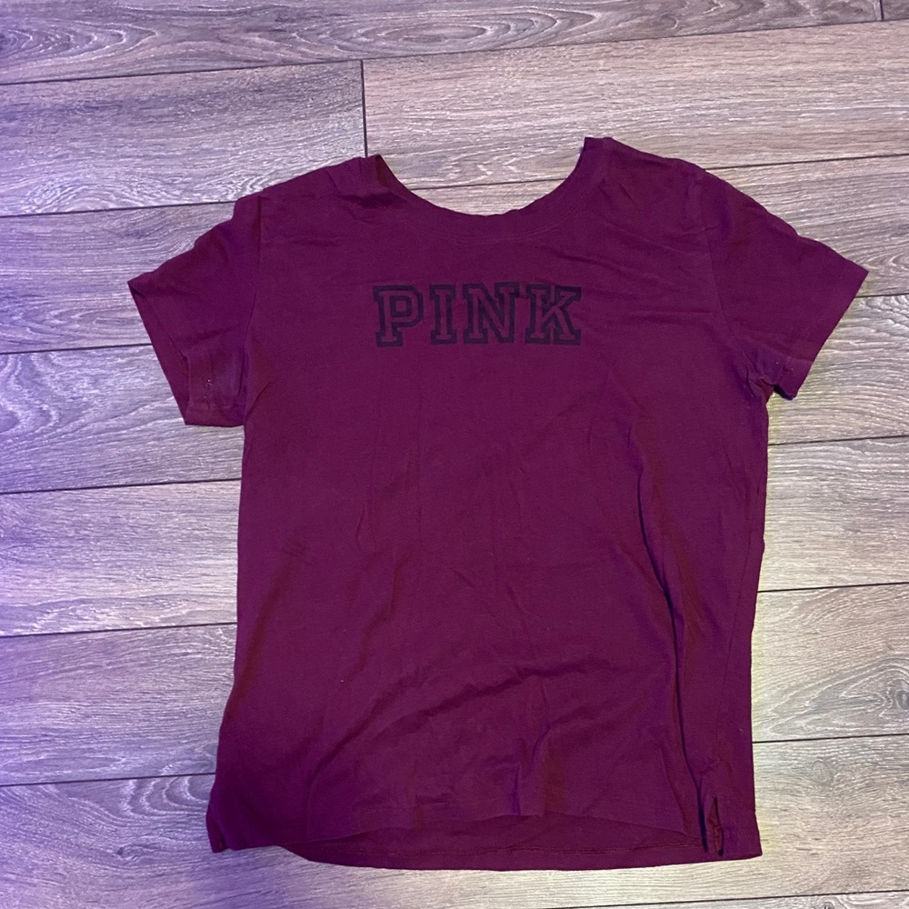 VS PINK maroon top
